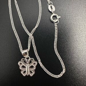 Butterfly necklace 16"